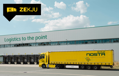 NOSTA LKW vor Lager