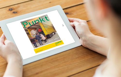 NOSTA Punktmagizin auf Tablet