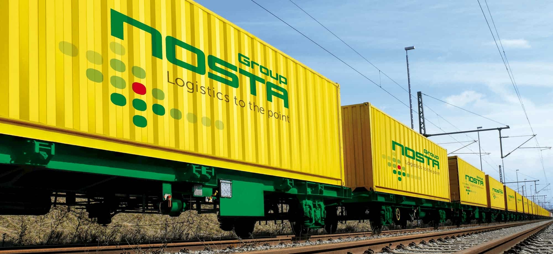 NOSTA container on the rail