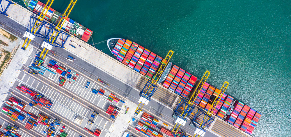 Sea freight shipping container