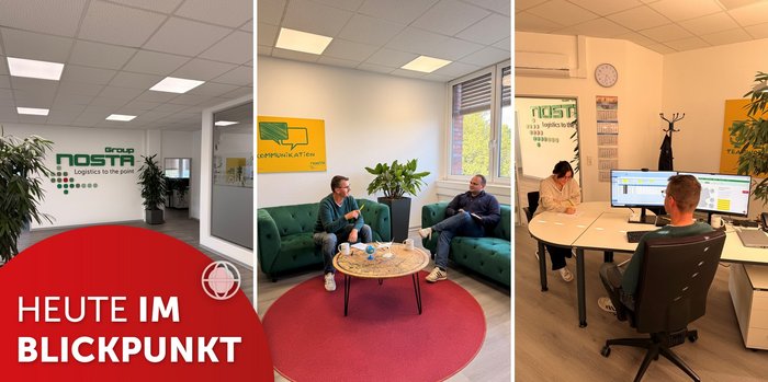 Air & Ocean Team der NOSTA Group am Standort Dortmund im Büro