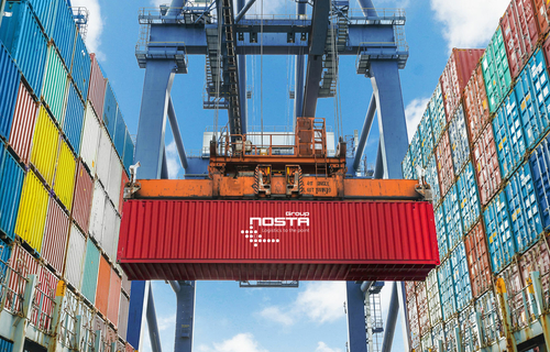 Container am Kran