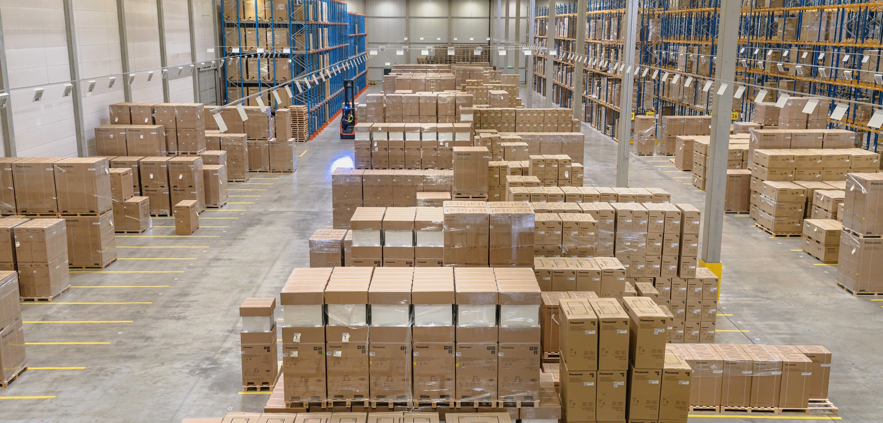 Kontraktlogistik für Panasonic am Standort der NOSTA Group in Ladbergen