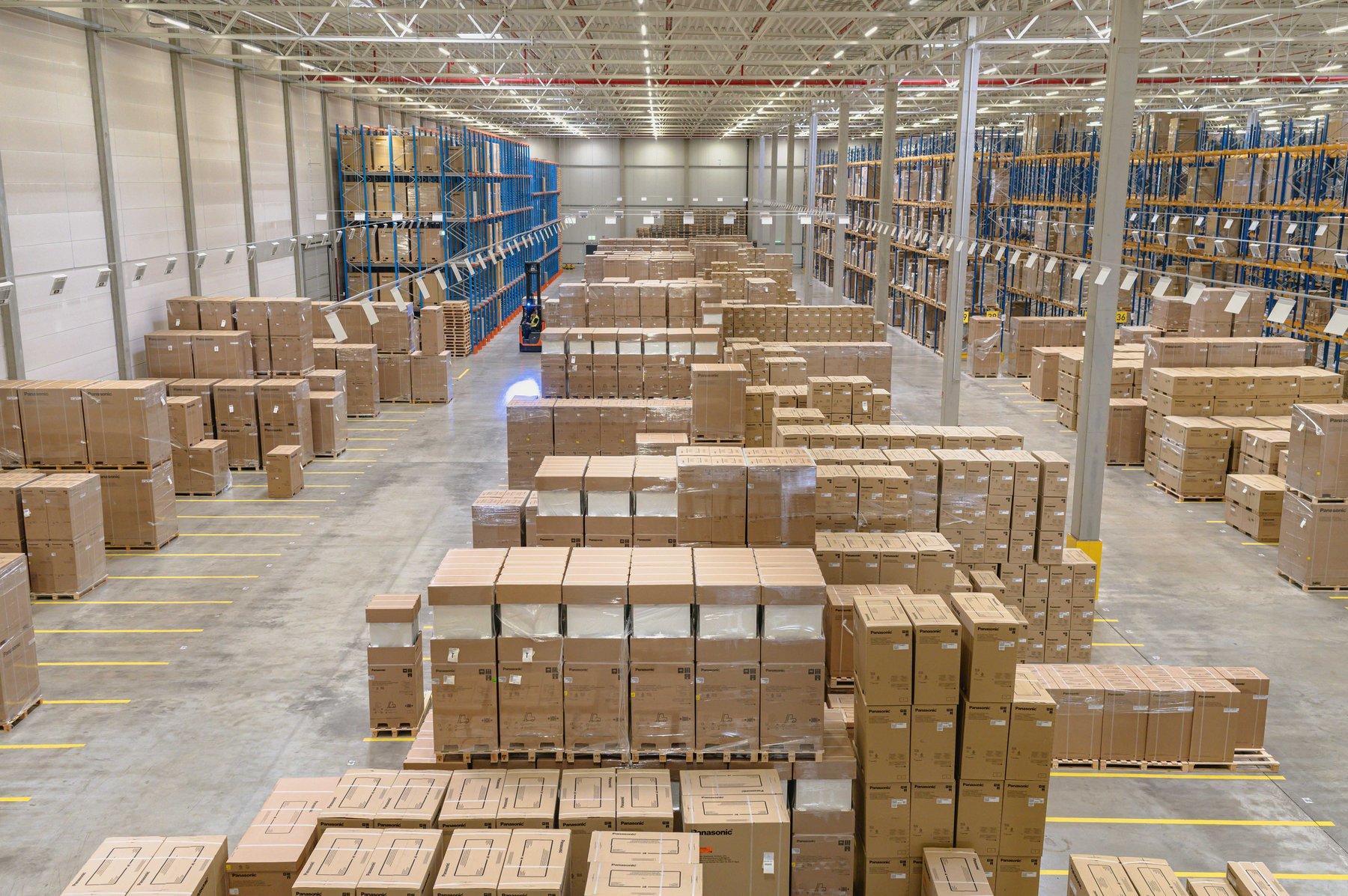 Kontraktlogistik für Panasonic am Standort der NOSTA Group in Ladbergen