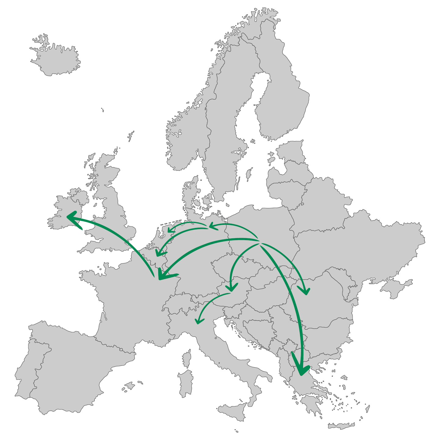 mapa kierunki transport nosta