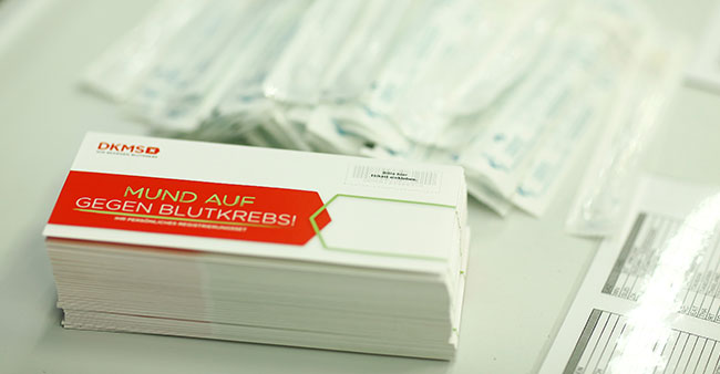 Visitenkarten DKMS Spende