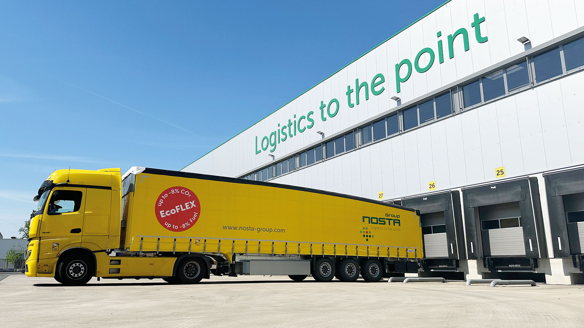 Eco Flex Auflieger für nachhaltigen Transport