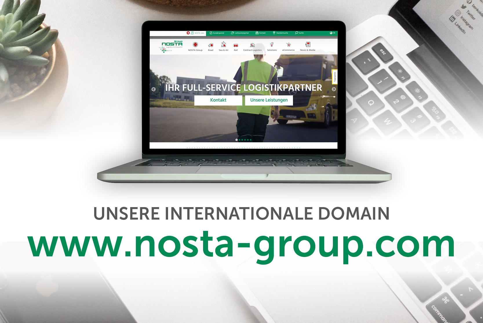 Website der NOSTA Group