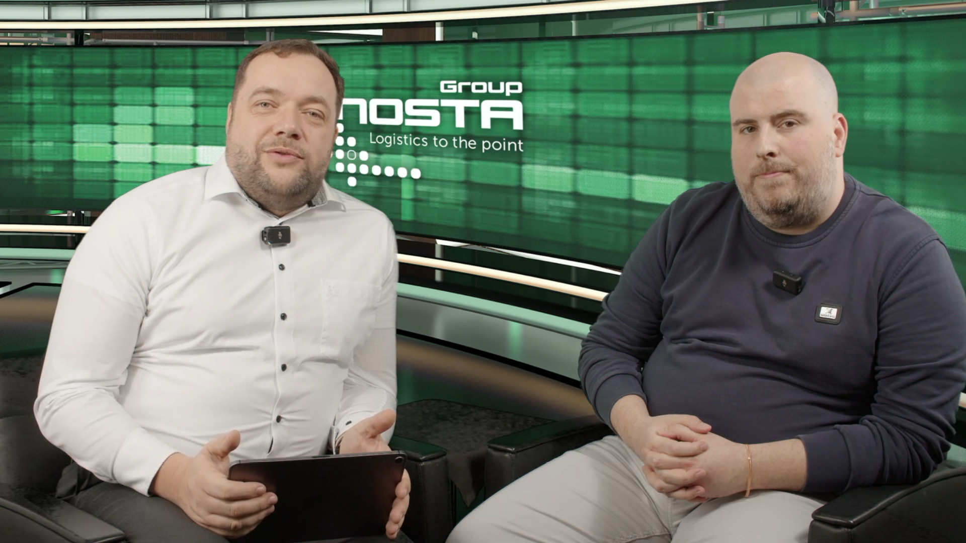 Tobias Brandt und Yannick Böttcher in unserem Videostudio