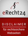 [Translate to Englisch:] eRecht24 Disclaimer