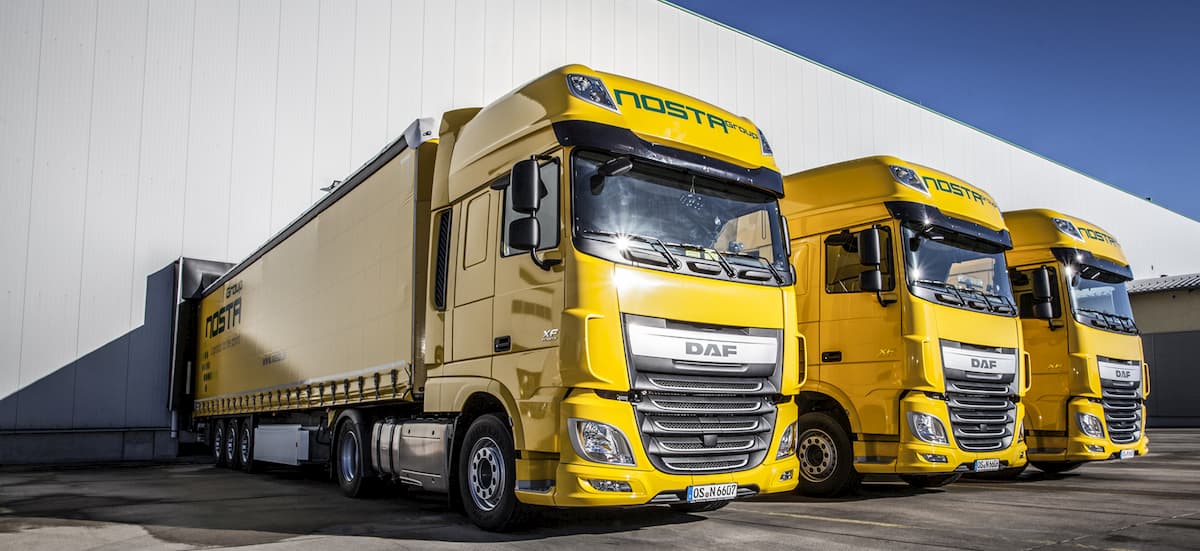 Image of NOSTA Group truck fleet