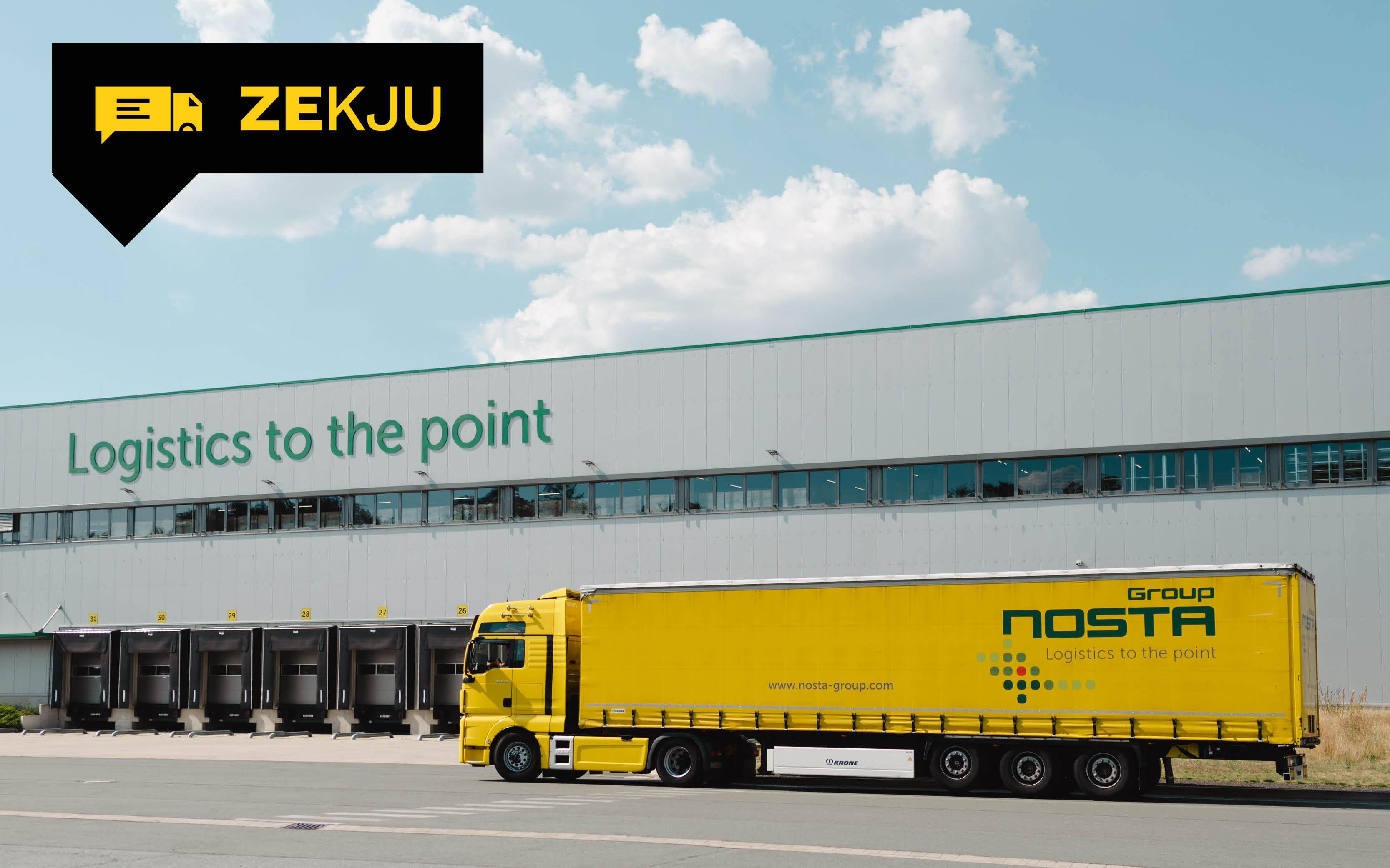 NOSTA LKW vor Lager