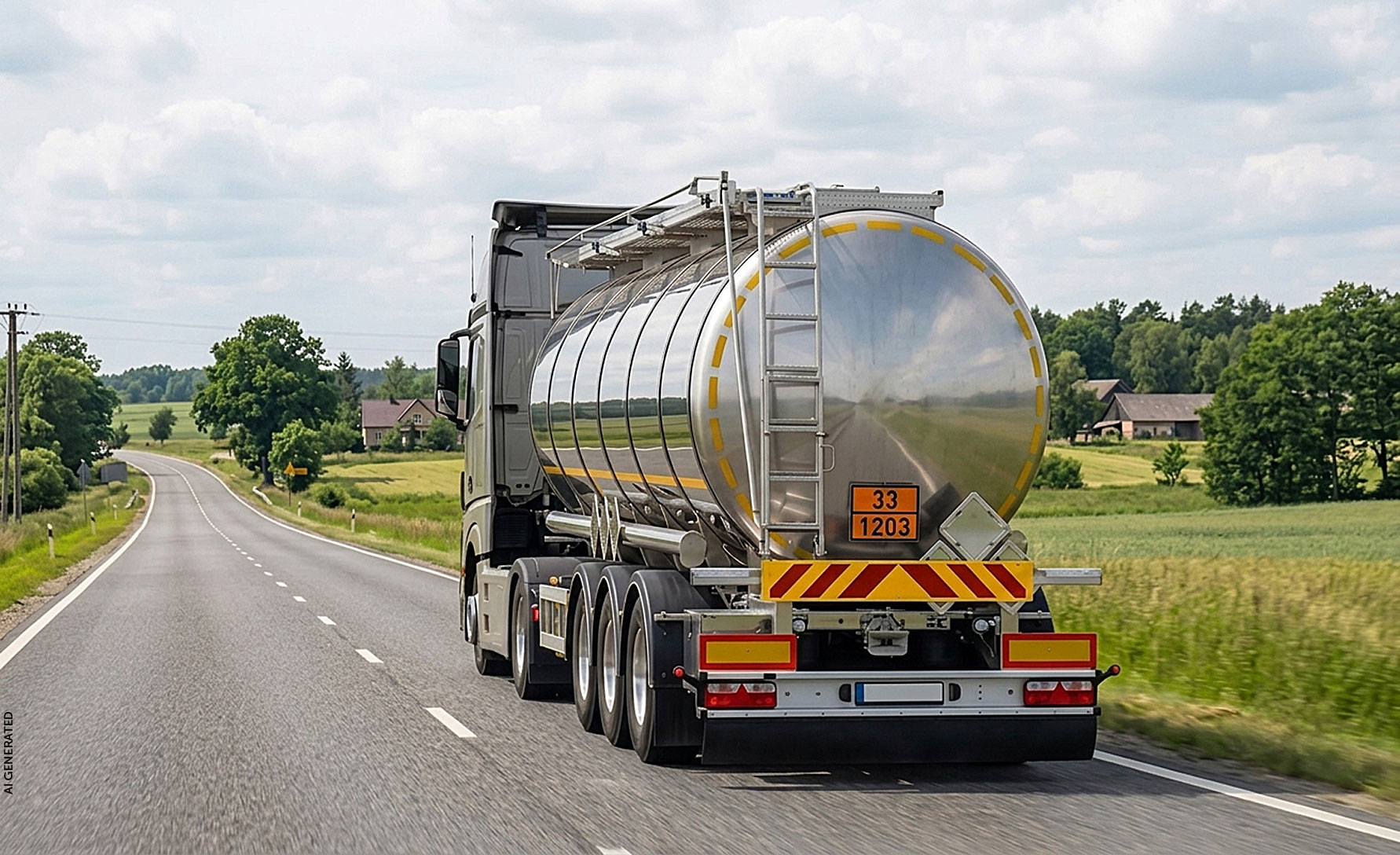 NOSTA Group chemical tank transport on an international route